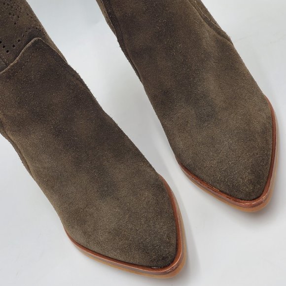 Vince Camuto - Suede Western Bootie - NWOT - Picture 5 of 15